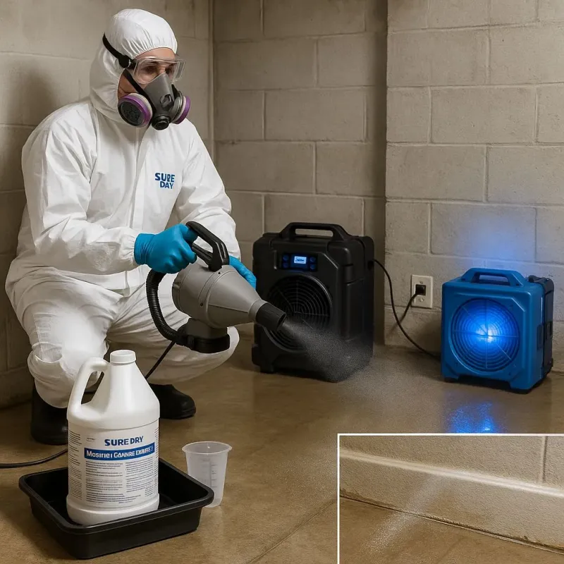 Sanitization and Odor Removal process in Las Lomas, TX