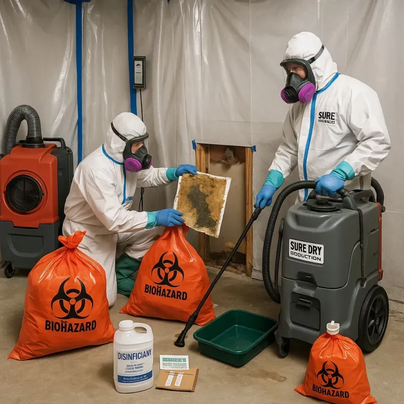 Contaminated Water Handling Protocols process in Las Lomas, TX