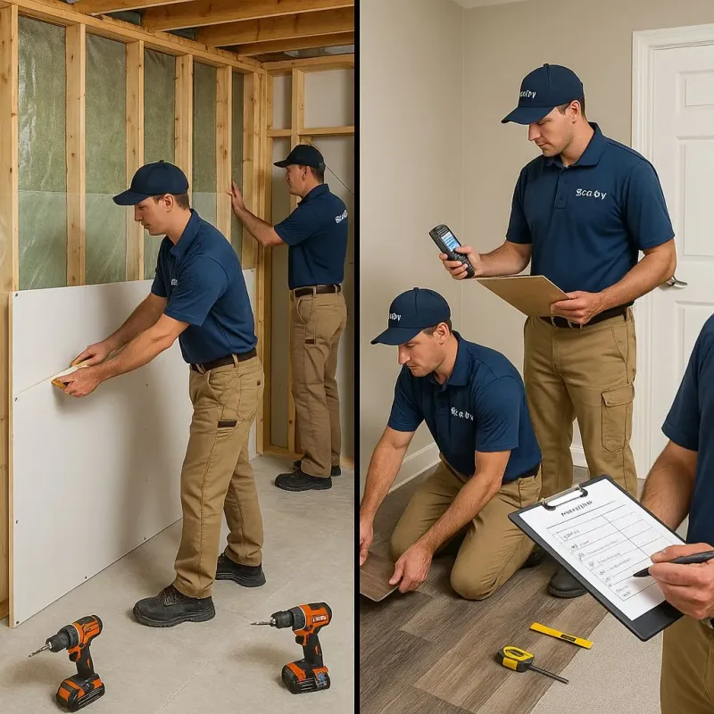 Repairs and Reconstruction process in Las Lomas, TX